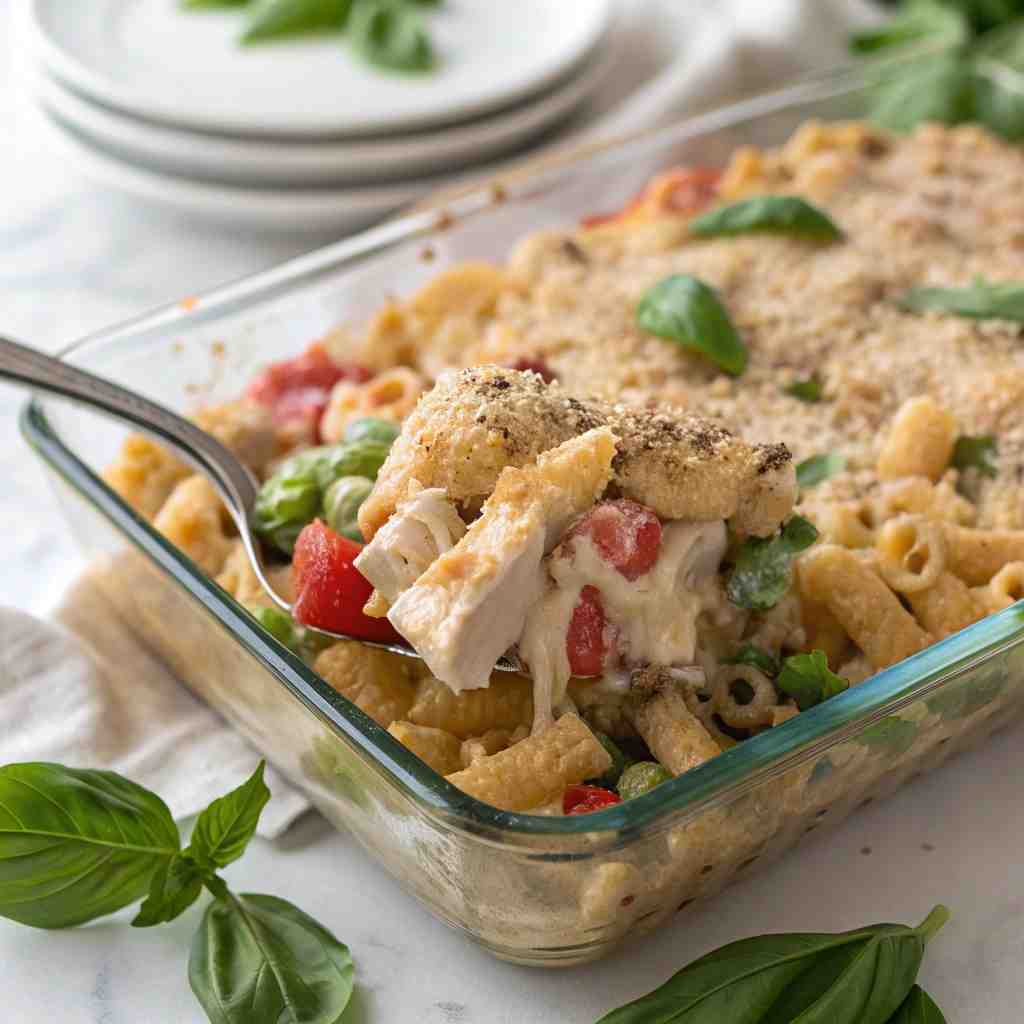 Chicken Primavera Pasta Bake