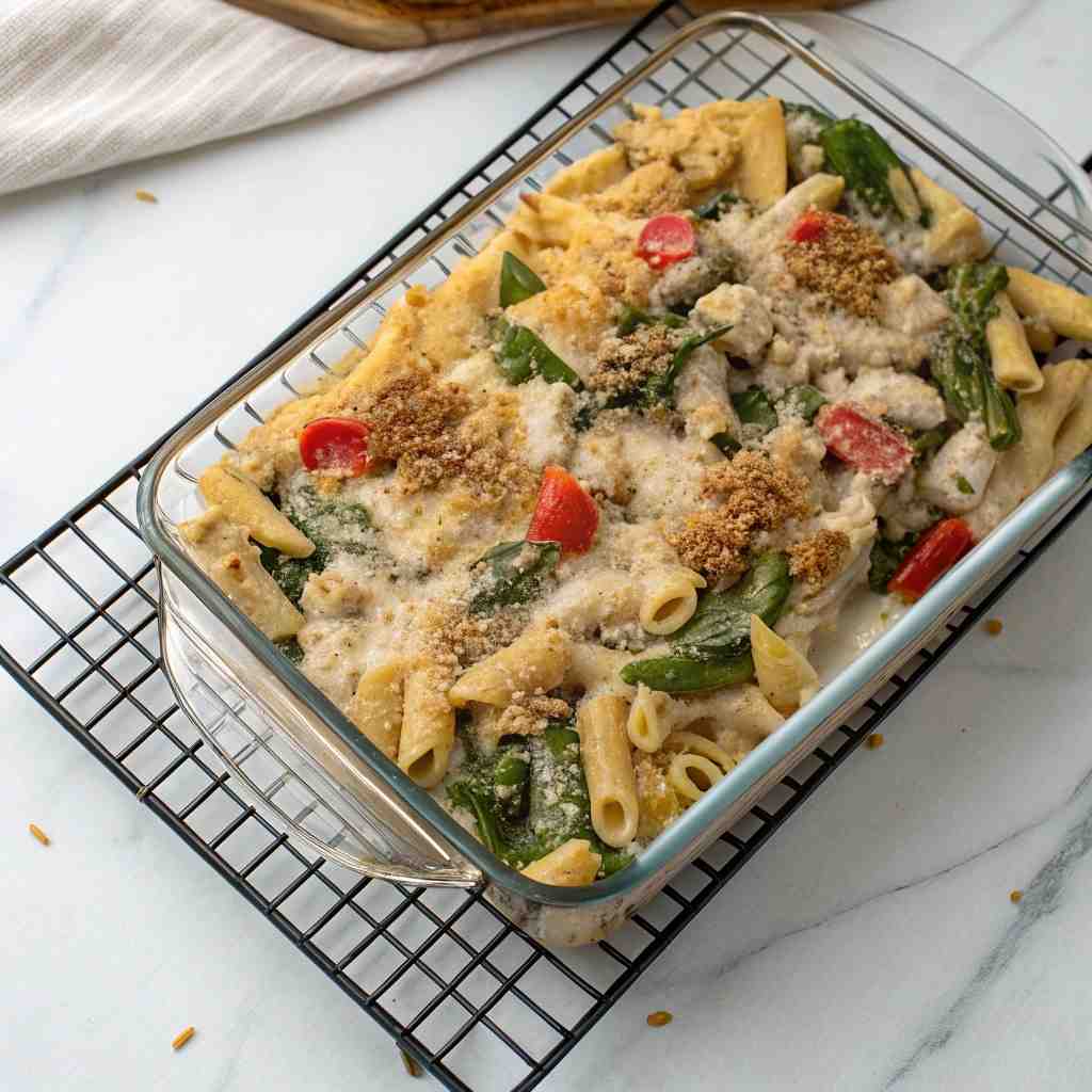 Chicken Primavera Pasta Bake