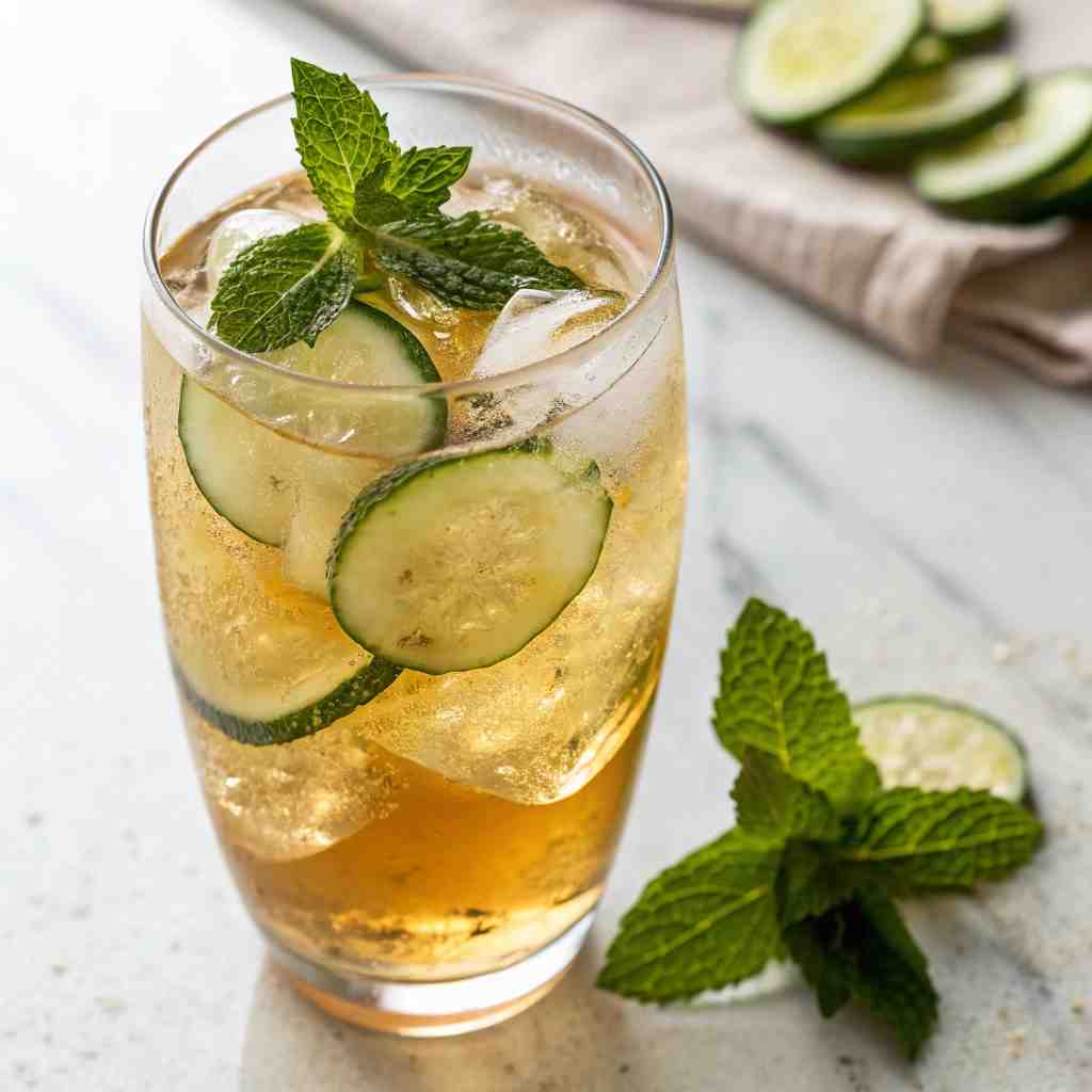 Cucumber Mint Green Iced Tea