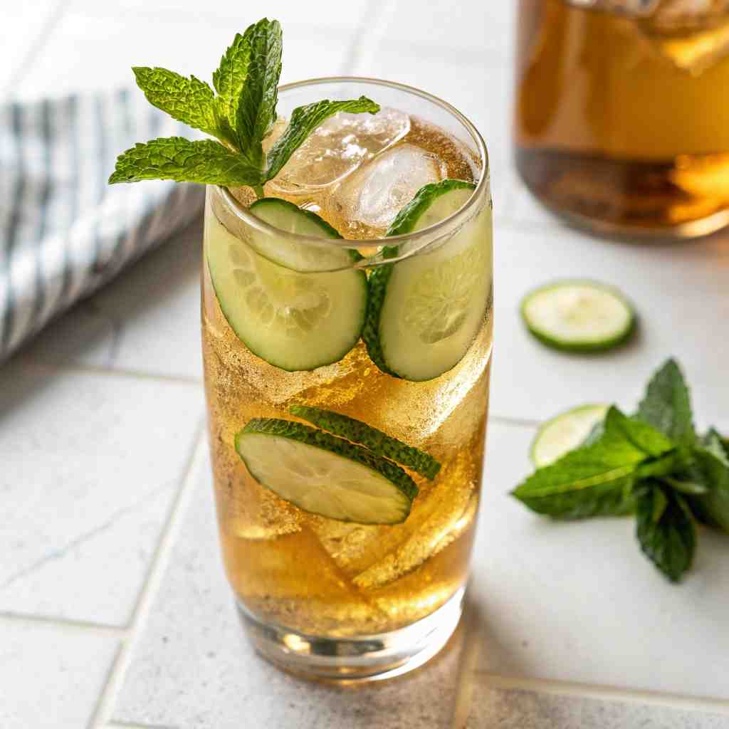 Cucumber Mint Green Iced Tea