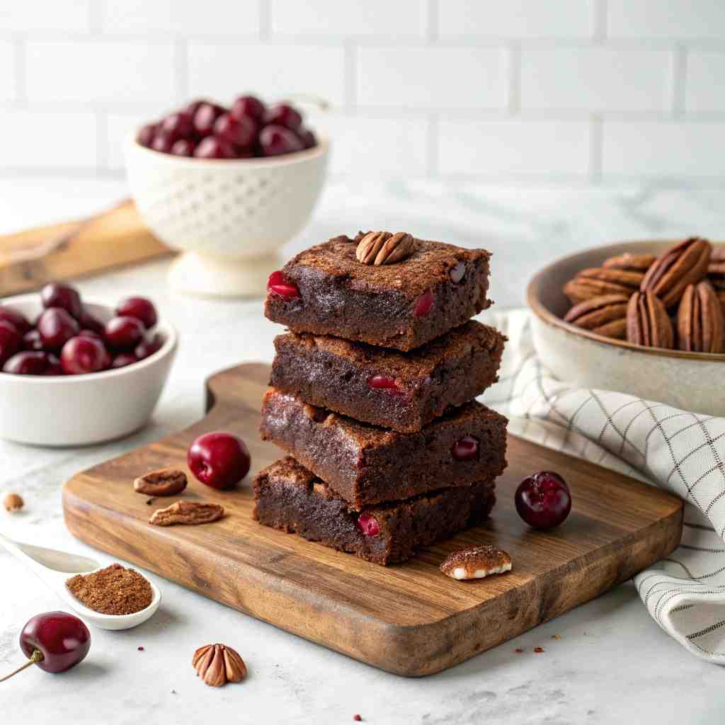 Easy Cherry Brownies