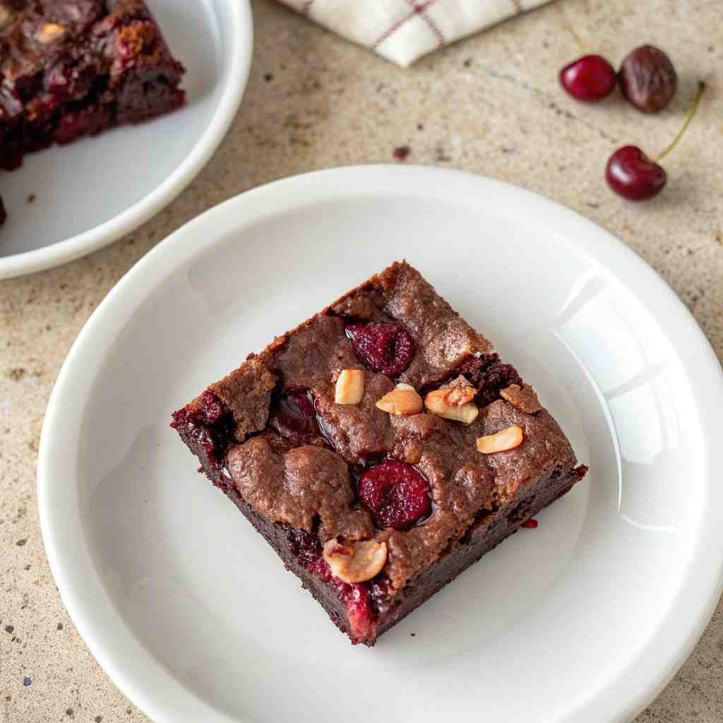 Easy Cherry Brownies