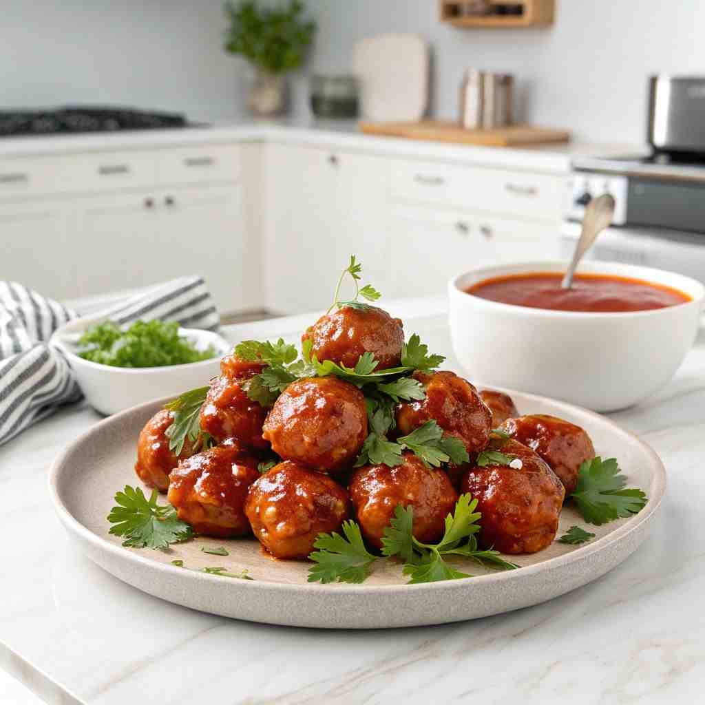 Firecracker Chicken Meatballs