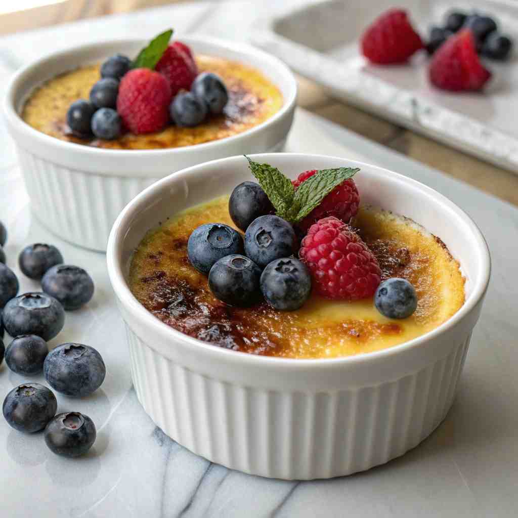 Simple Crème Brûlée Dessert