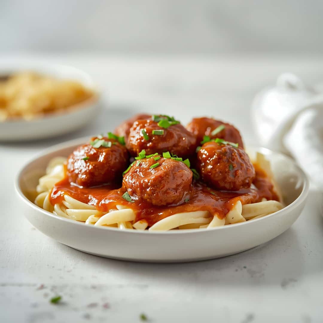 BBQ Meatballs Crockpot