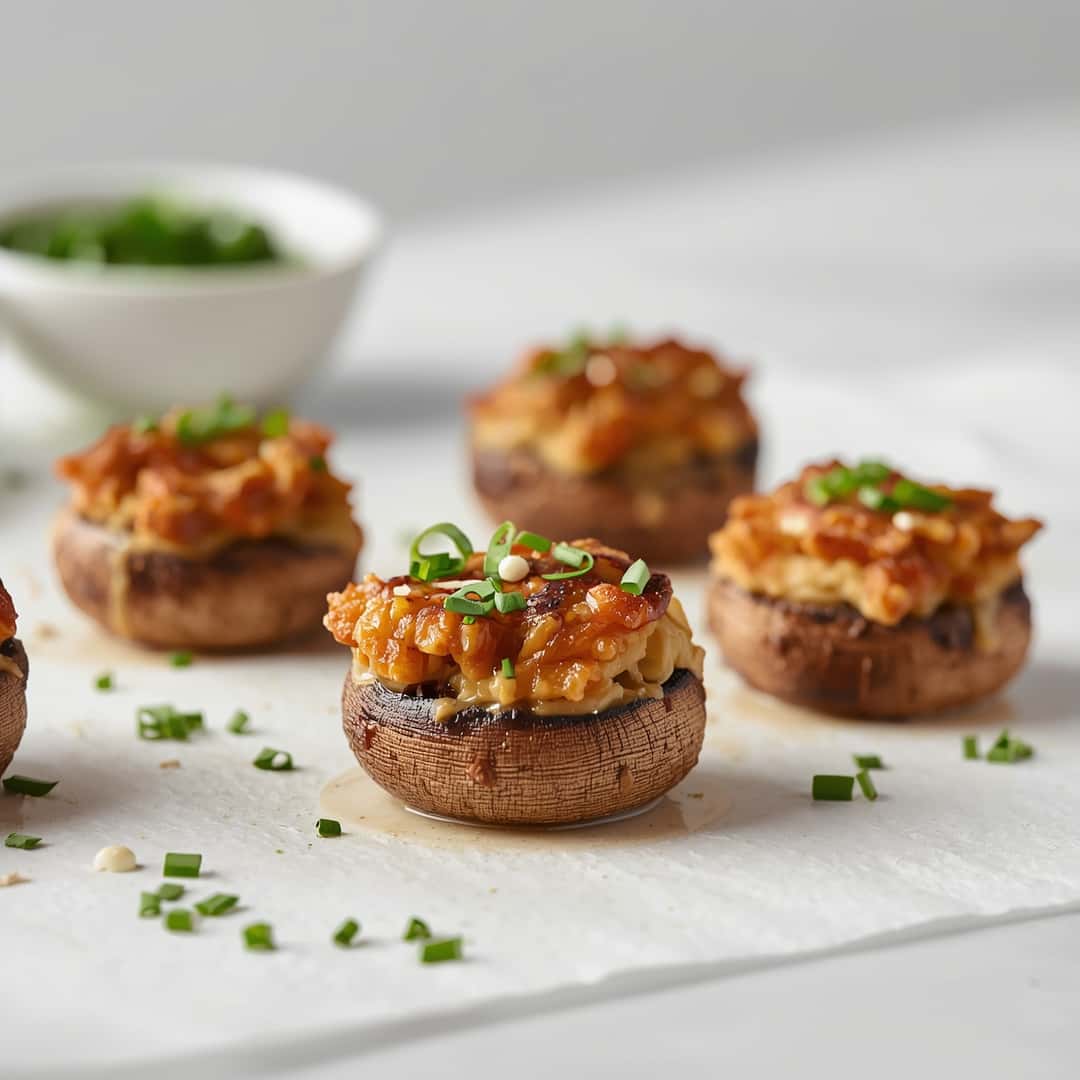 Best Christmas Stuffed Mushrooms