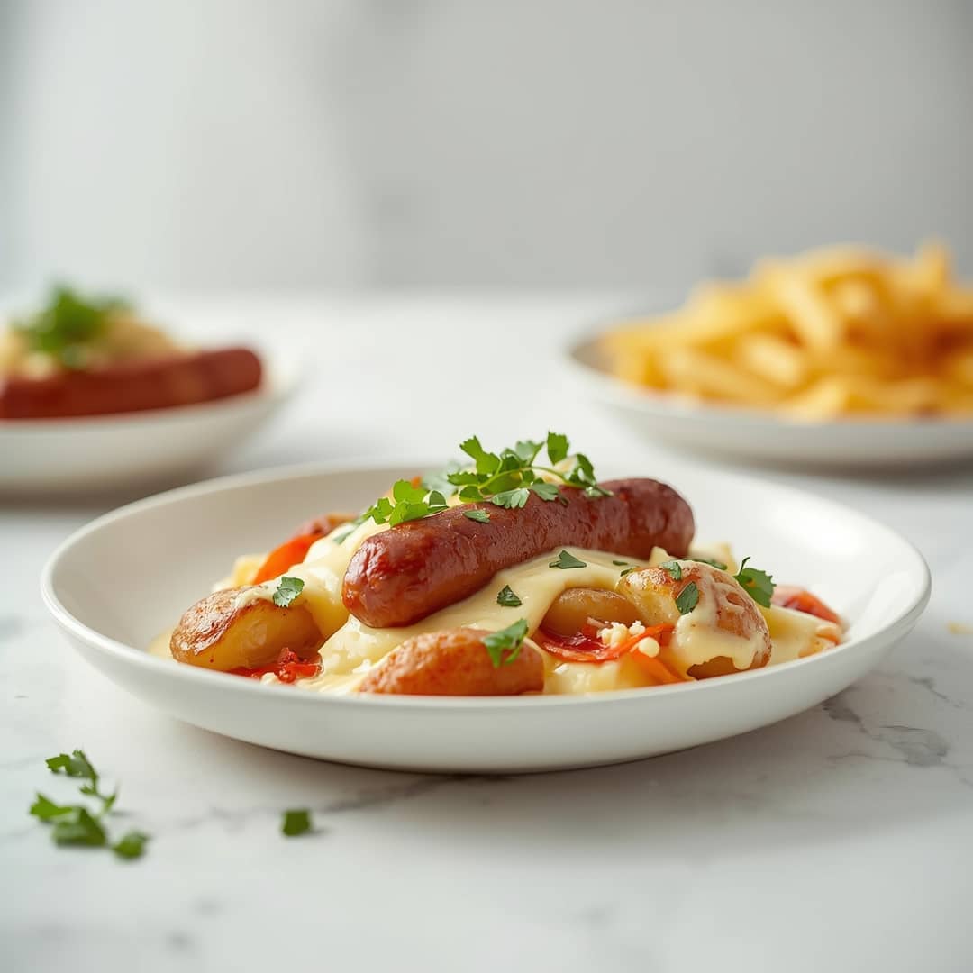 Cheesy Ranch Potatoes Smoked Sausage