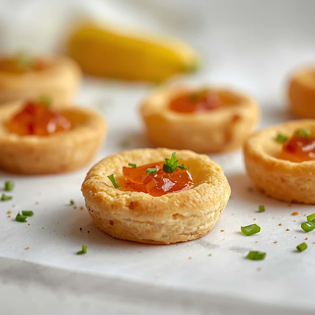 Cheesy Thumbprint Appetizers Hot Pepper Jelly