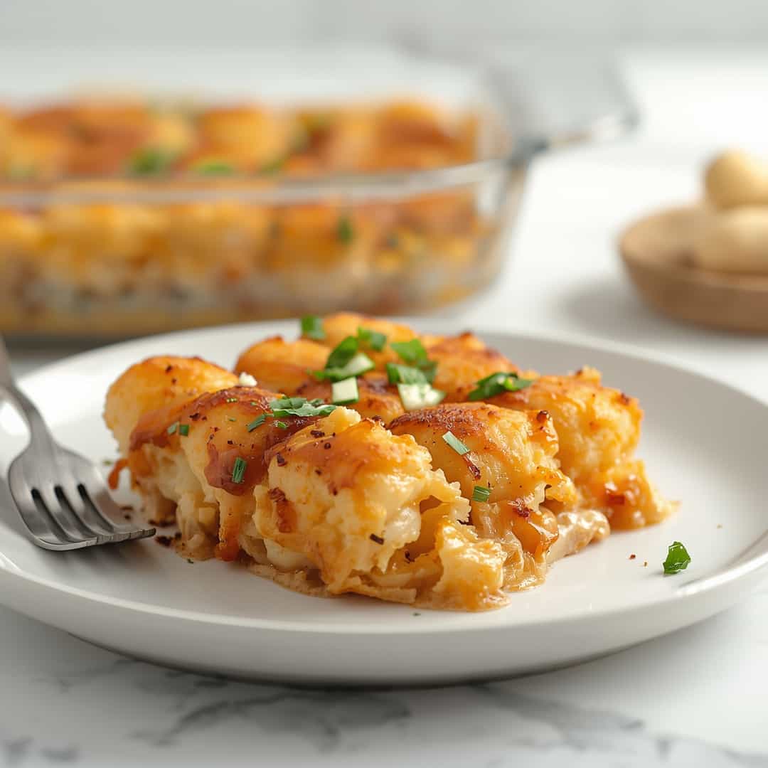 Cracked Out Chicken Tater Tot Casserole