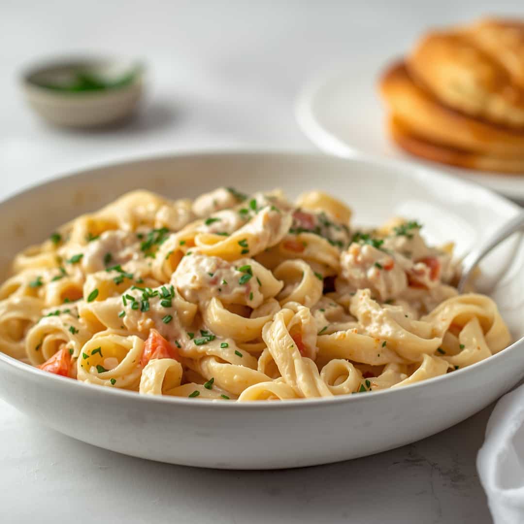 Creamy Chicken Pot Pie Noodles