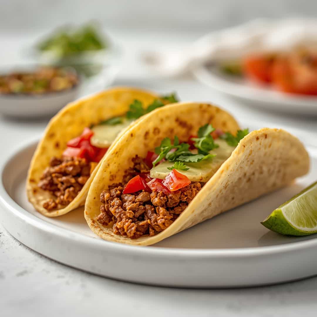 Crispy Baked Ground Beef Tacos