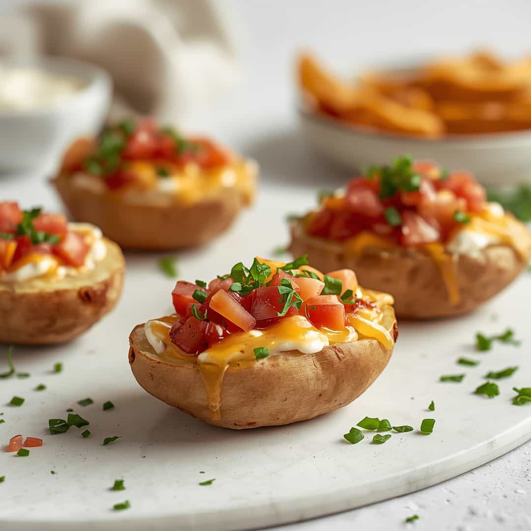 Easy Baked Potato Skins