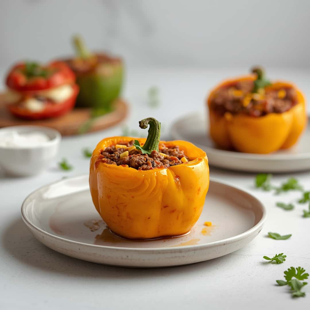 Easy Stuffed Bell Peppers Ground Beef