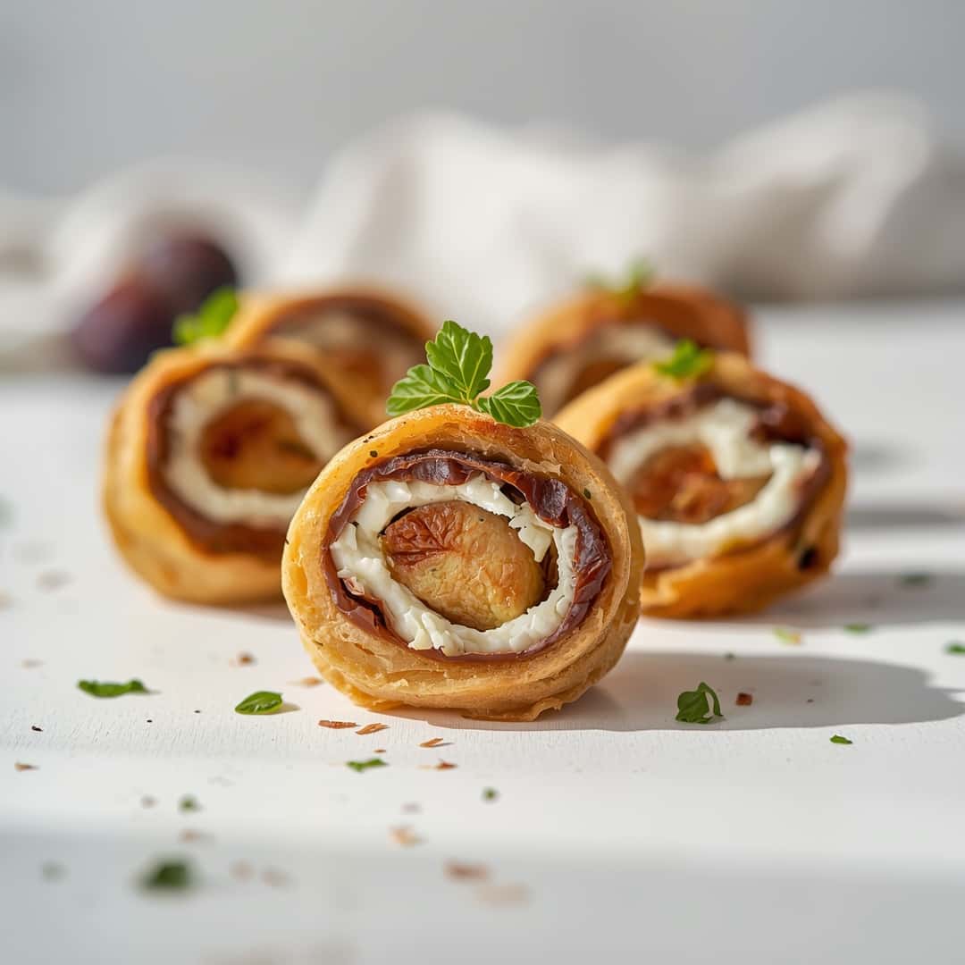 Fig and Goat Cheese Pinwheels