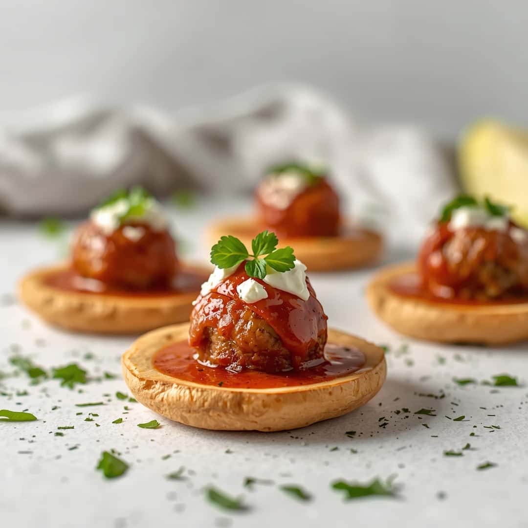 Greek-inspired Meatball Appetiser