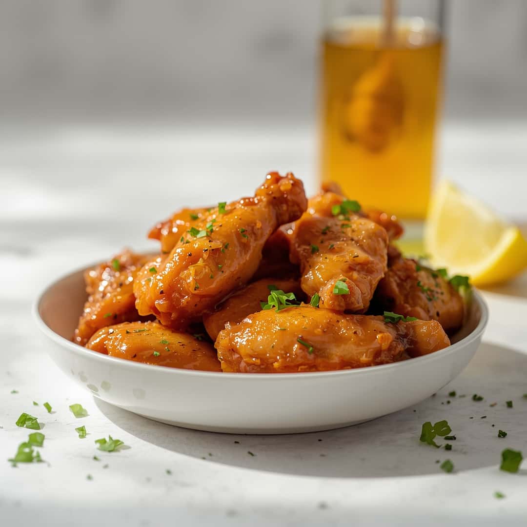 Lemon Pepper Wings Honey