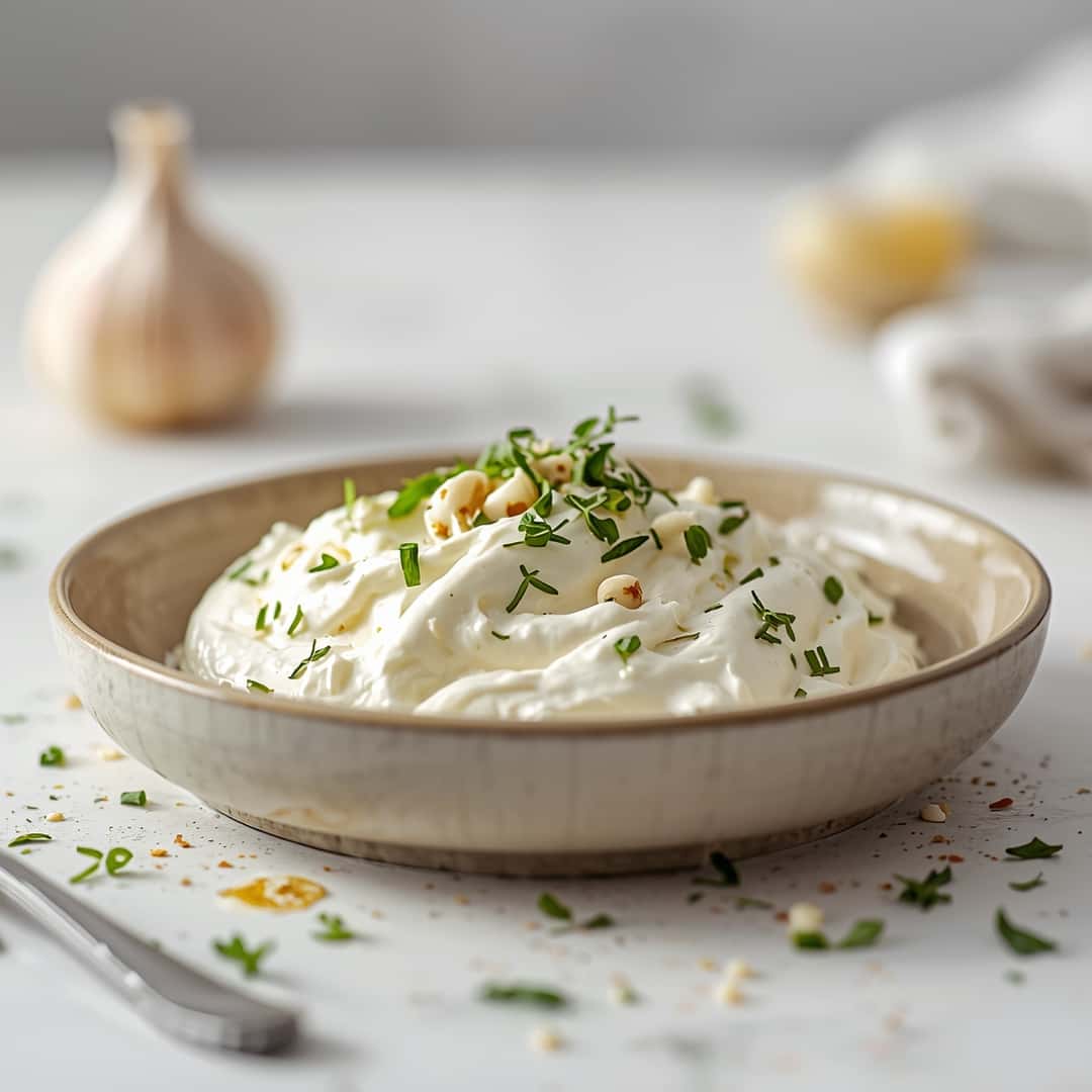 Roasted Garlic Herb Whipped Feta