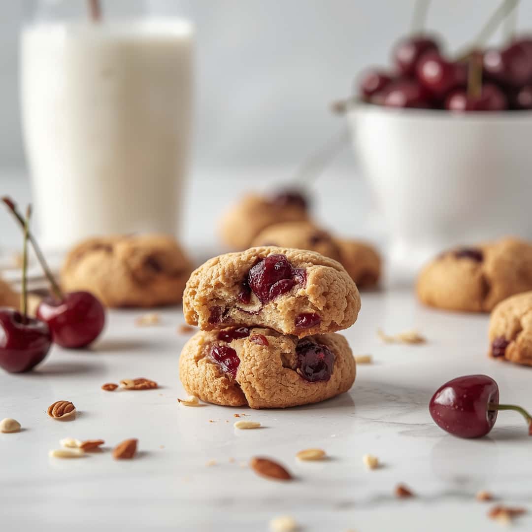 Almond Cherry Cookies