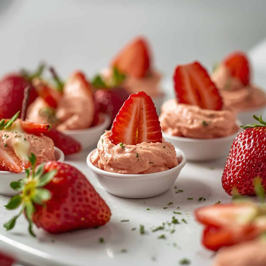 BEST Deviled Strawberries
