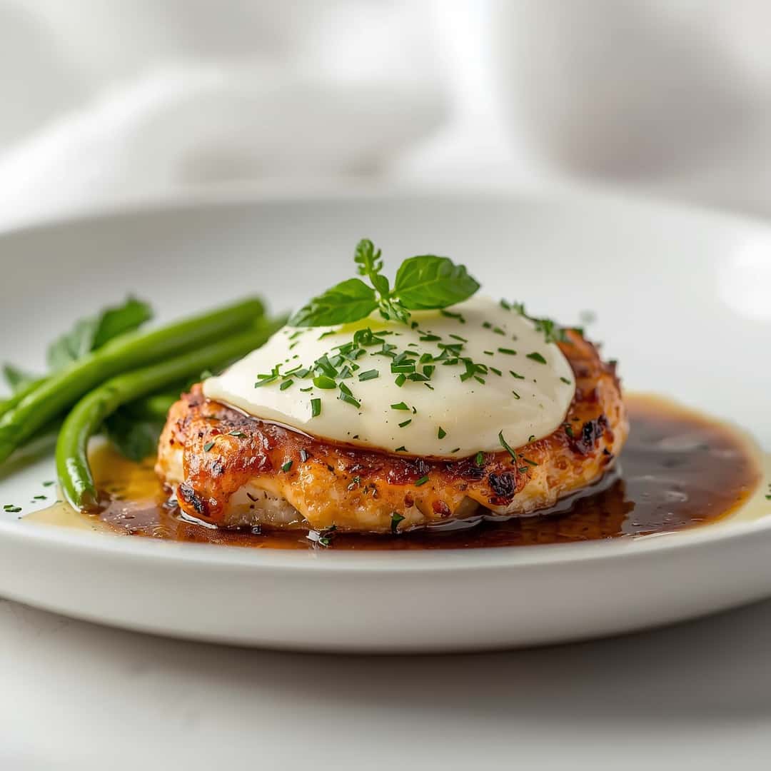 Balsamic Baked Chicken Breast Mozzarella Cheese