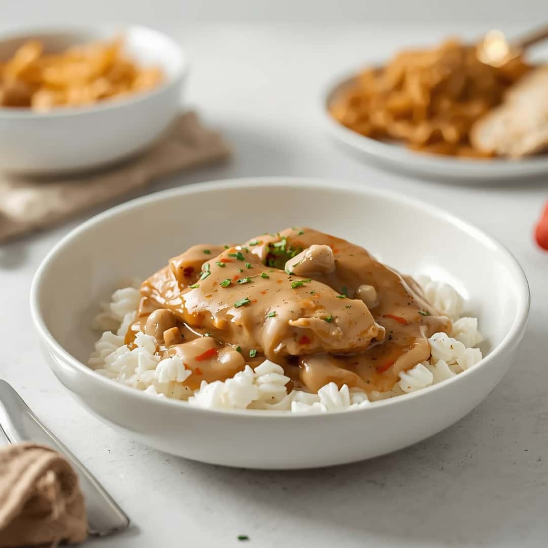 Best Crockpot Chicken and Gravy