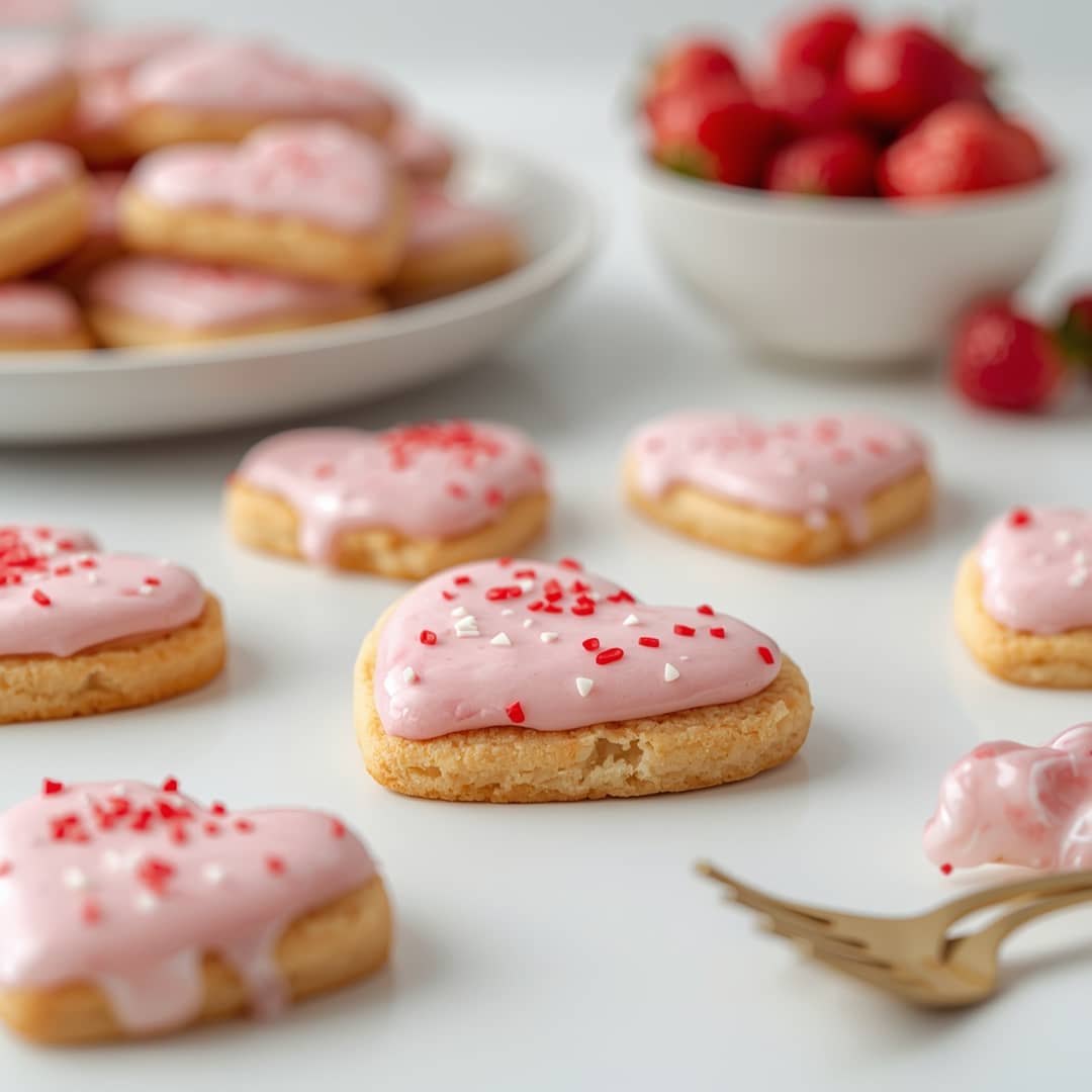 Best Frosted Heart Sugar Cookies