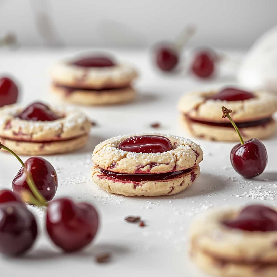Cherry Icebox Cookies
