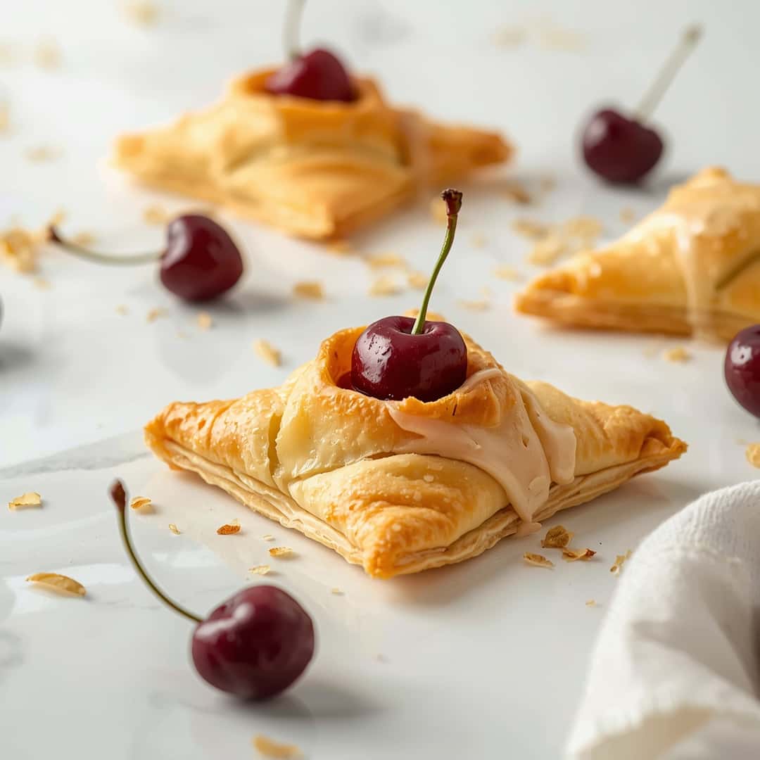 Cherry Pie Pastry Envelope