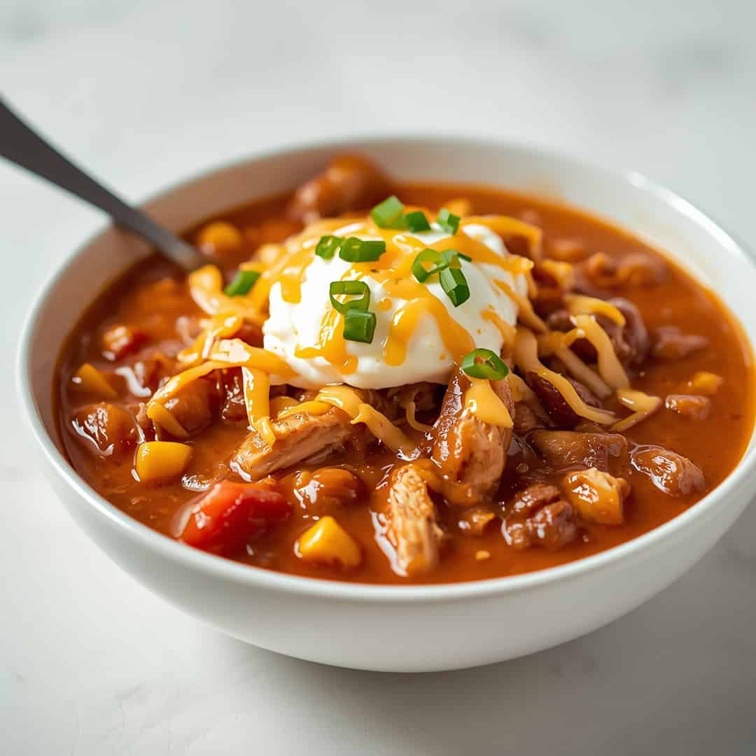Cream Cheese Crack Chicken Chili