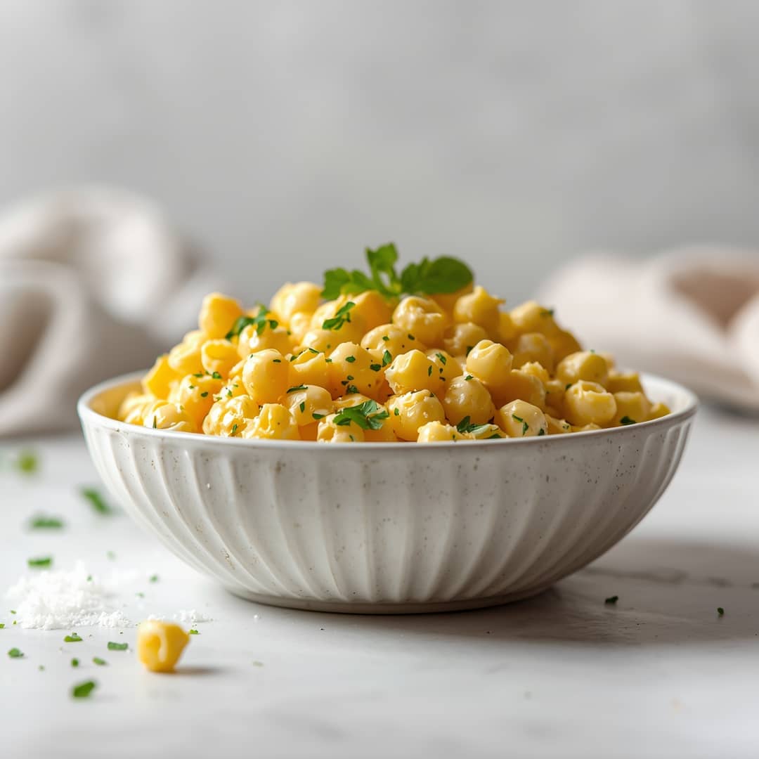 Creamy Deviled Egg Macaroni Salad