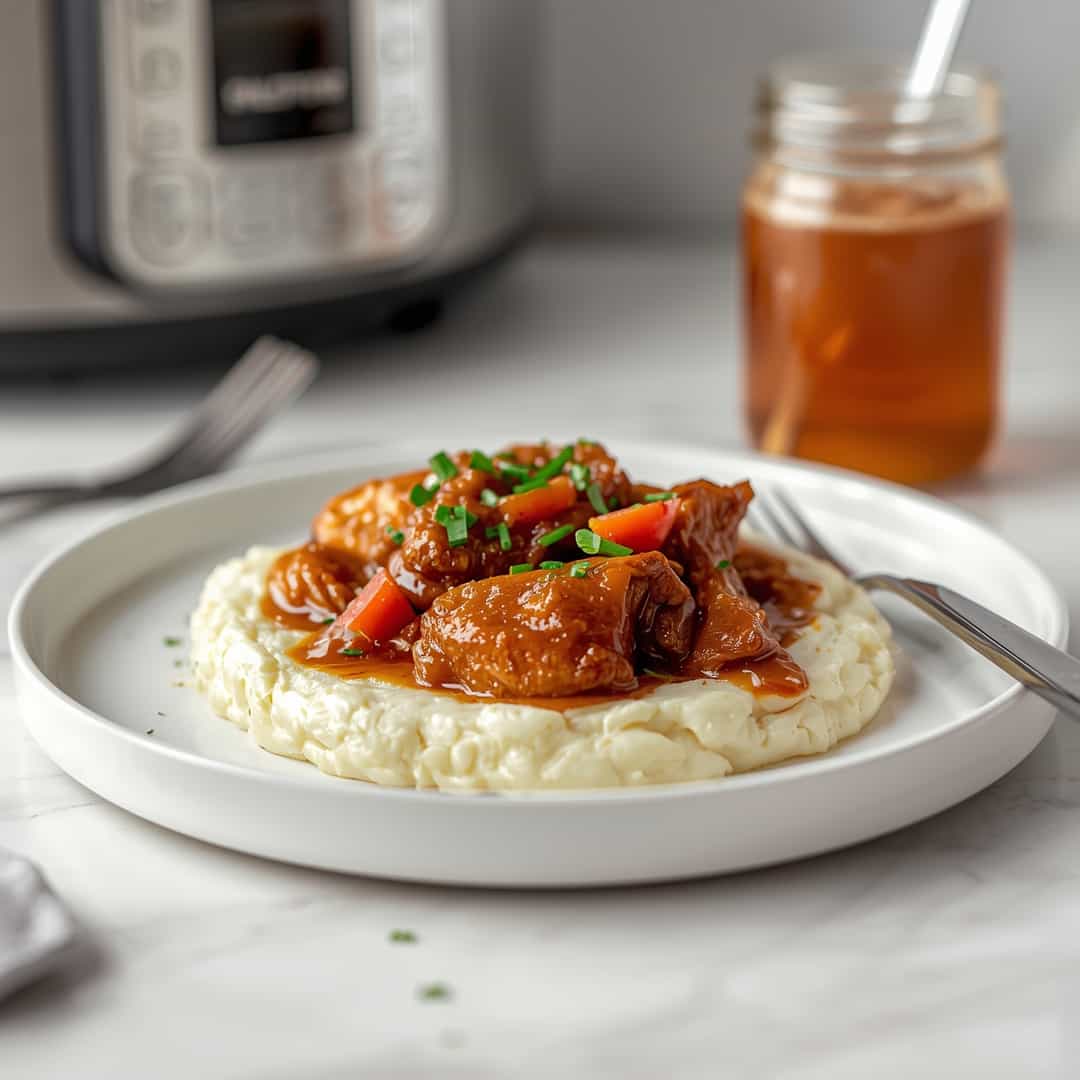 Crock Pot Bourbon Chicken