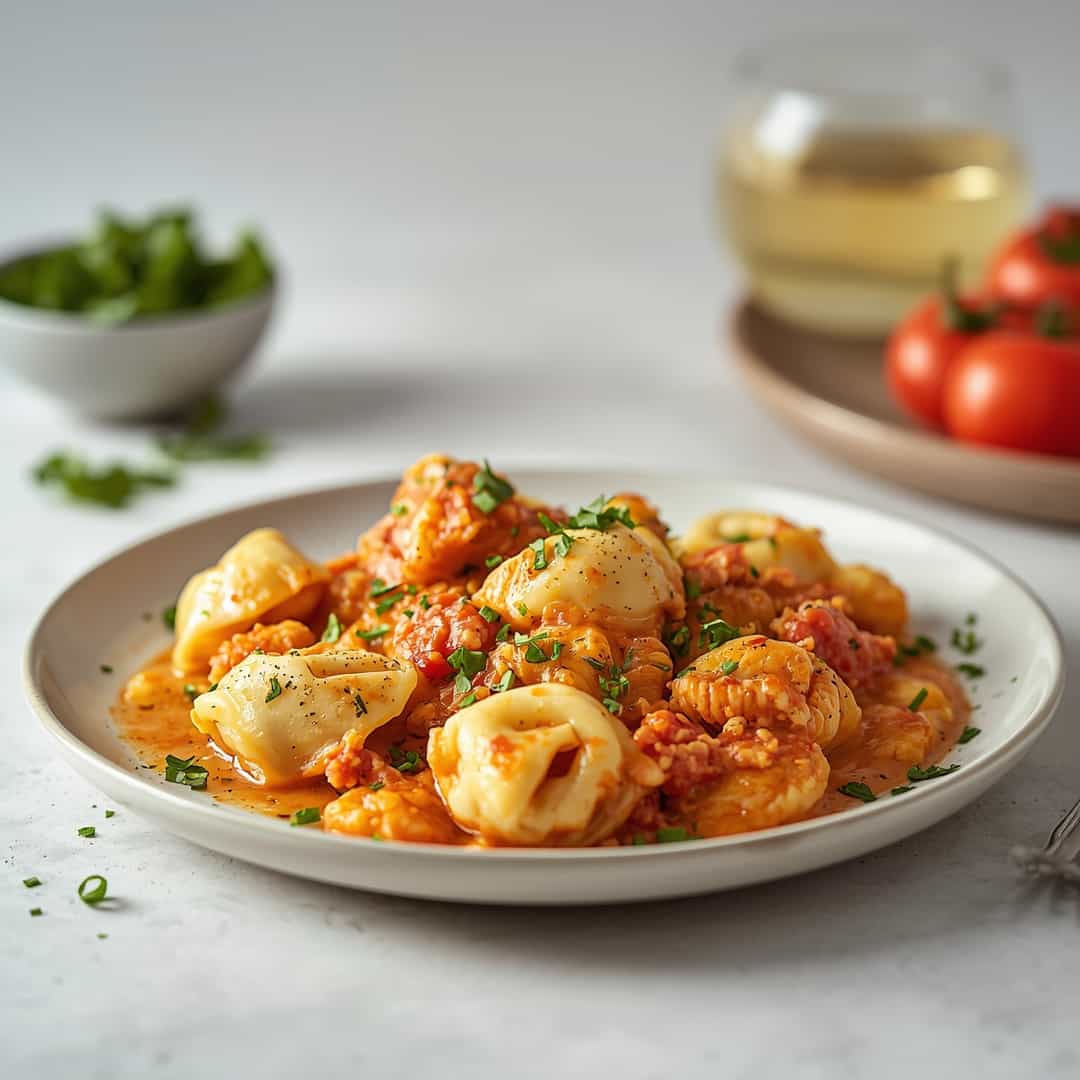 CrockPot Chicken Tortellini