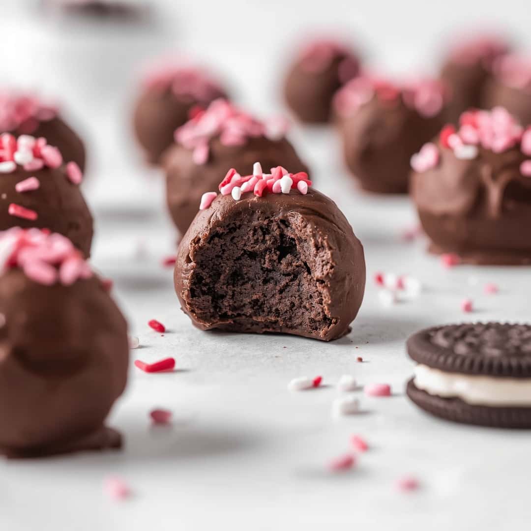 Easy No-Bake Valentine's Day Oreo Truffles