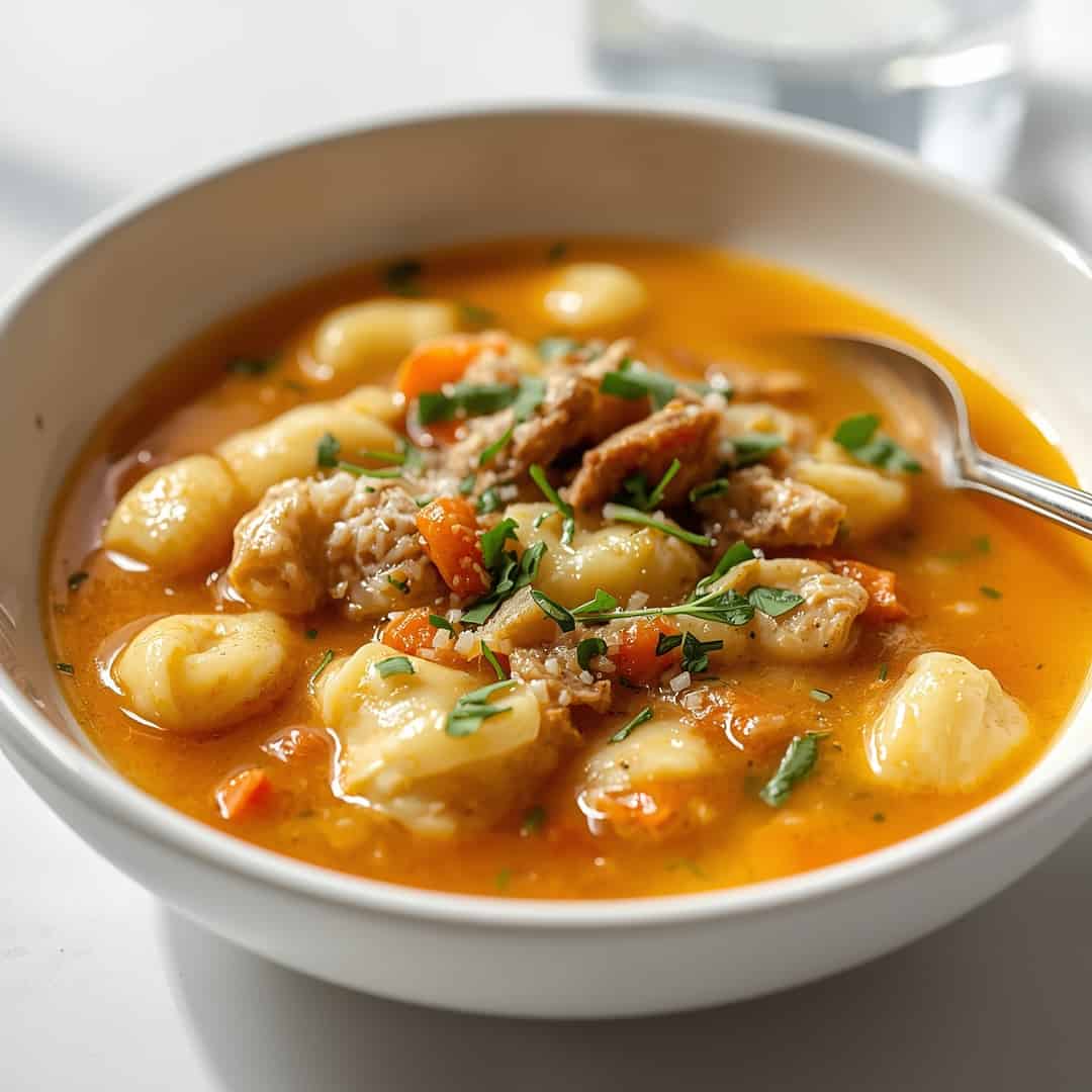 Easy Rotisserie Chicken Gnocchi Soup