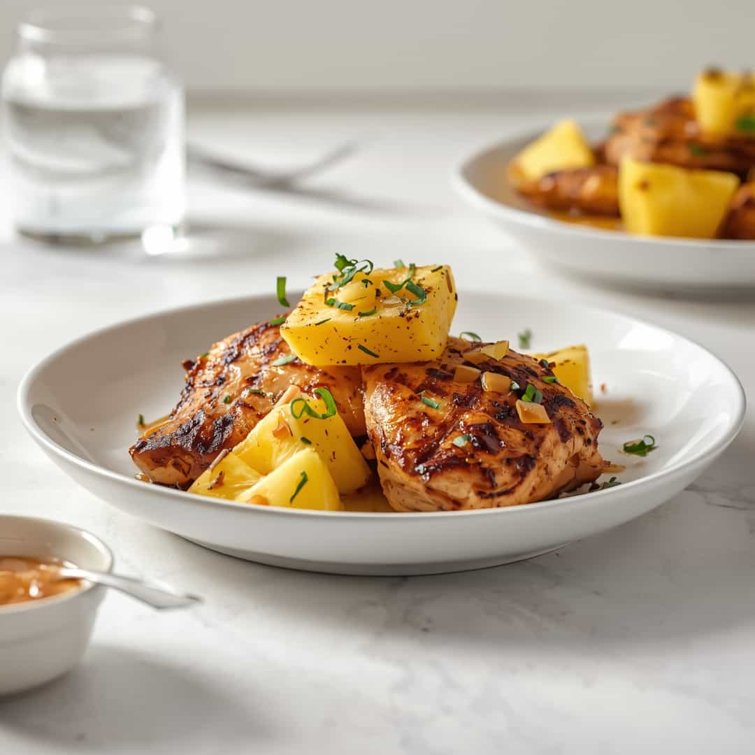Hawaiian Grilled Chicken and Pineapple