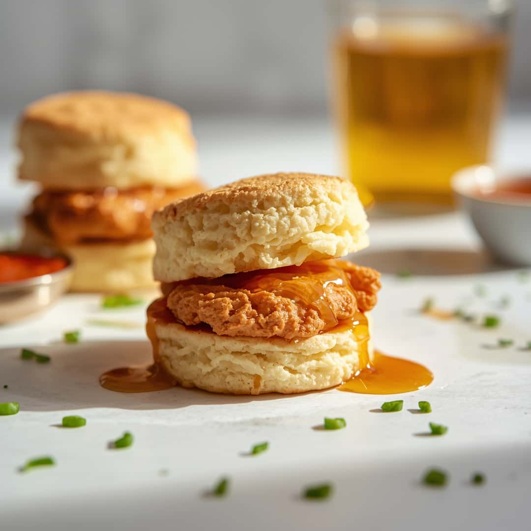 Hot Honey Chicken Biscuits