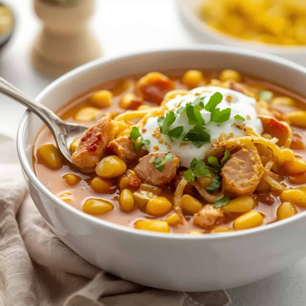Corn Chilly Mexican Street Corn White Chicken Chili - FoodBoom