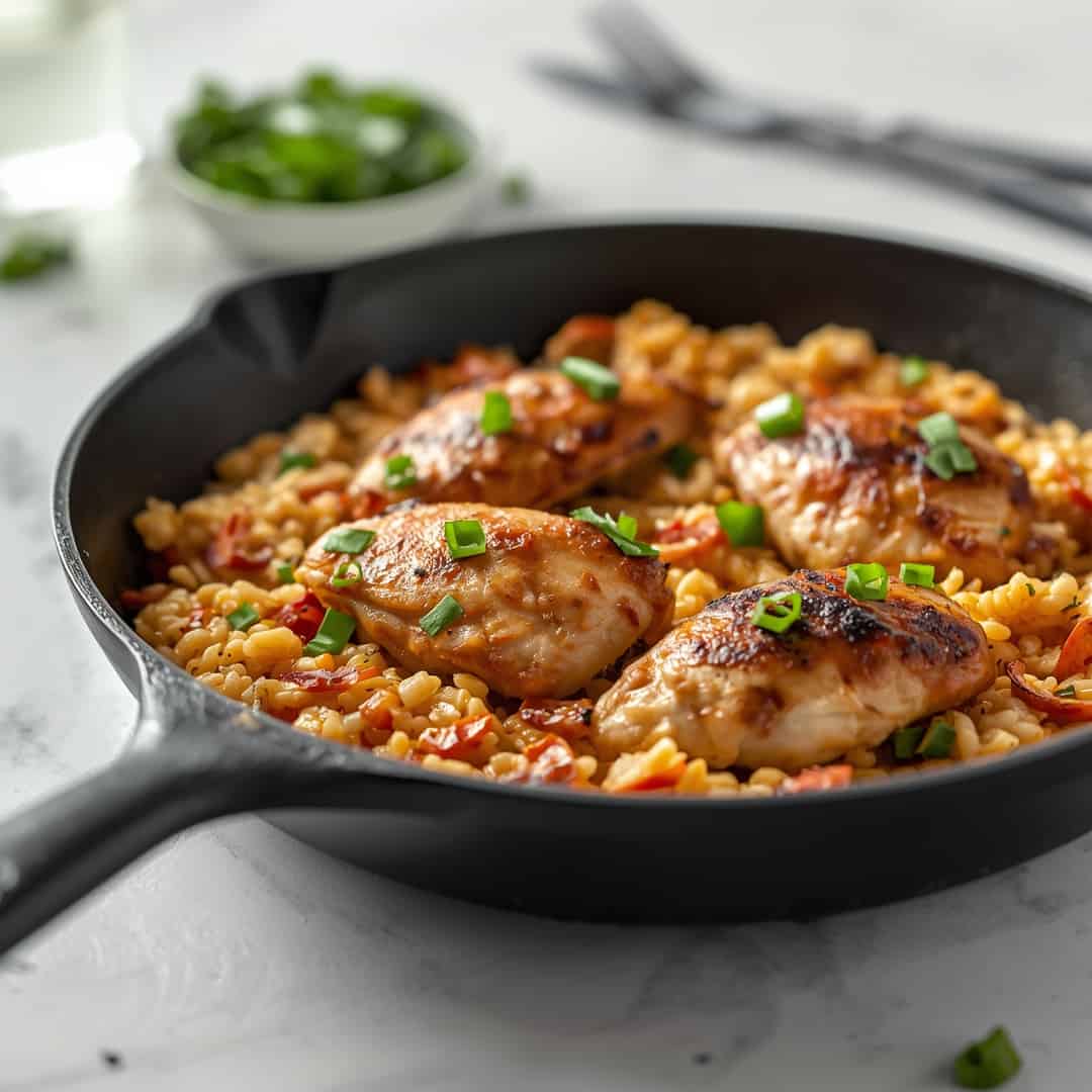 One-Pan Chicken and Rice Bake