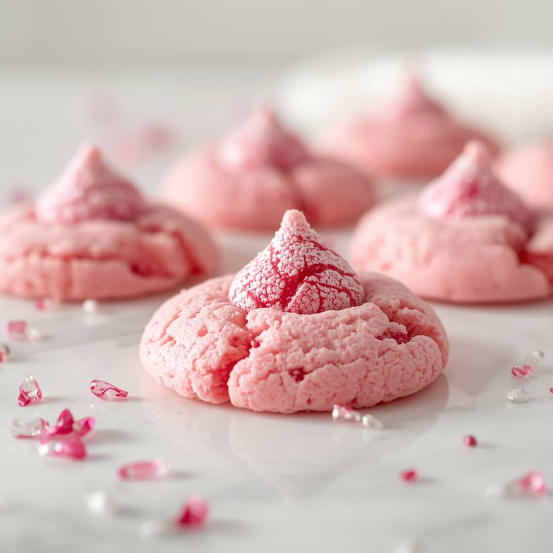 Pink Kiss Cookies
