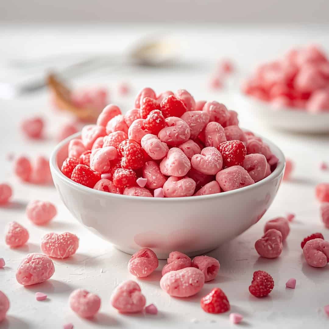 Pink Valentine Puppy Chow Mix