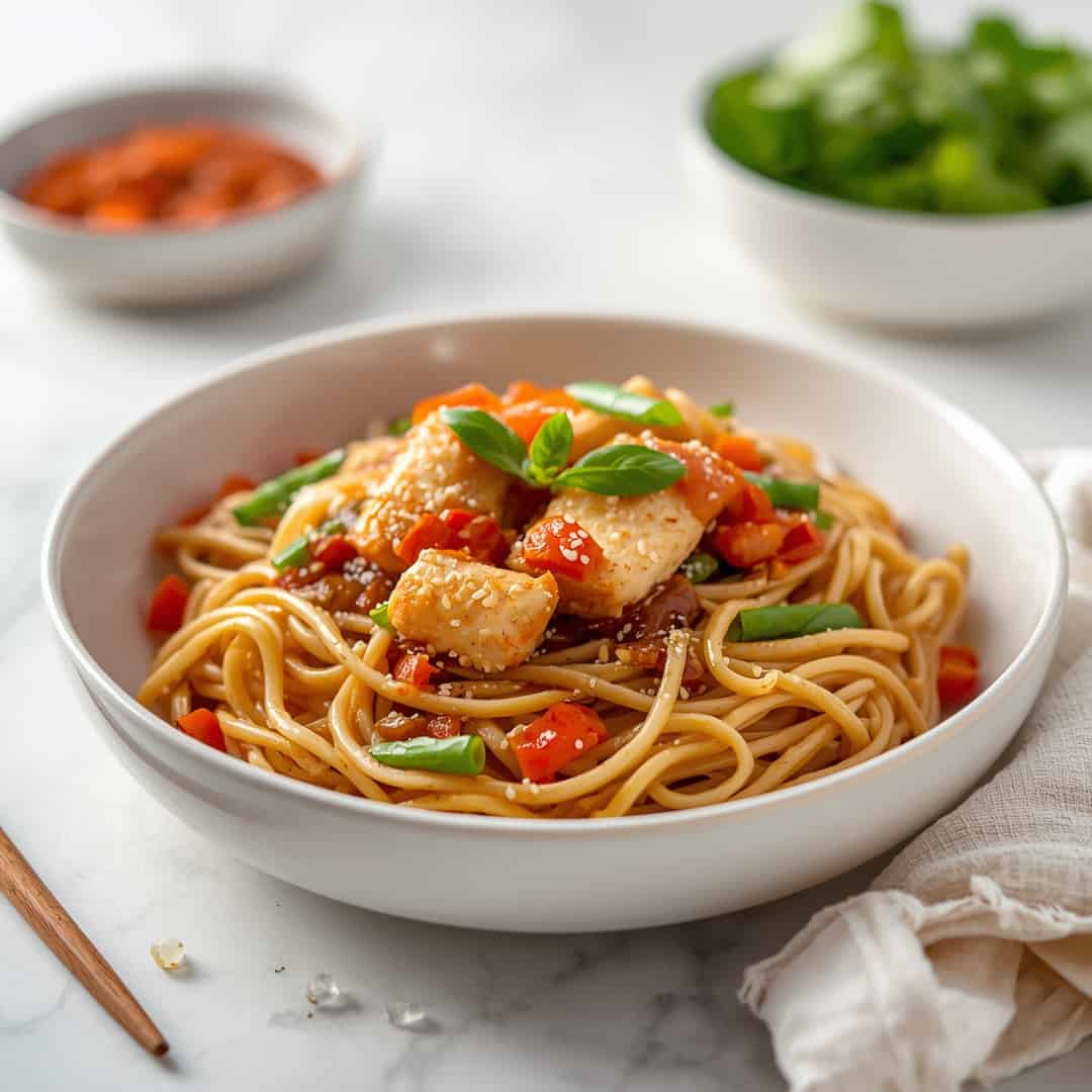 Quick Flavorful Chicken Teriyaki Noodles