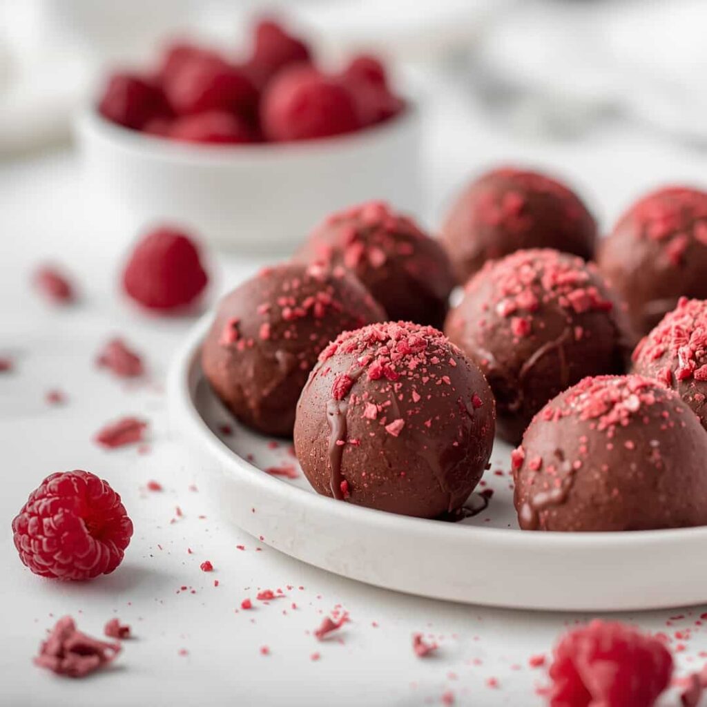 Raspberry Truffles Recipe - FoodBoom