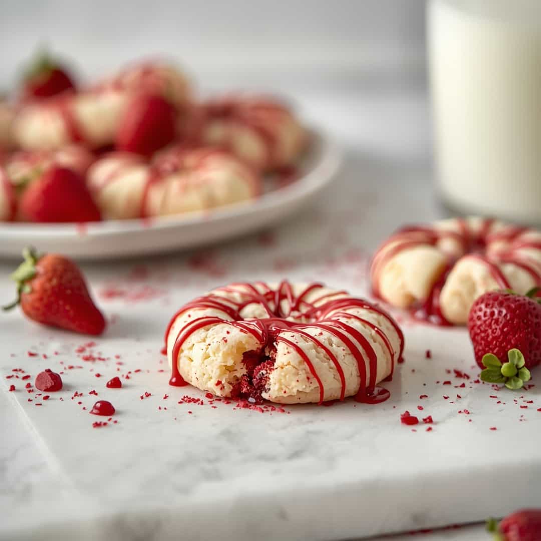 Red Hot Cookies White Chocolate