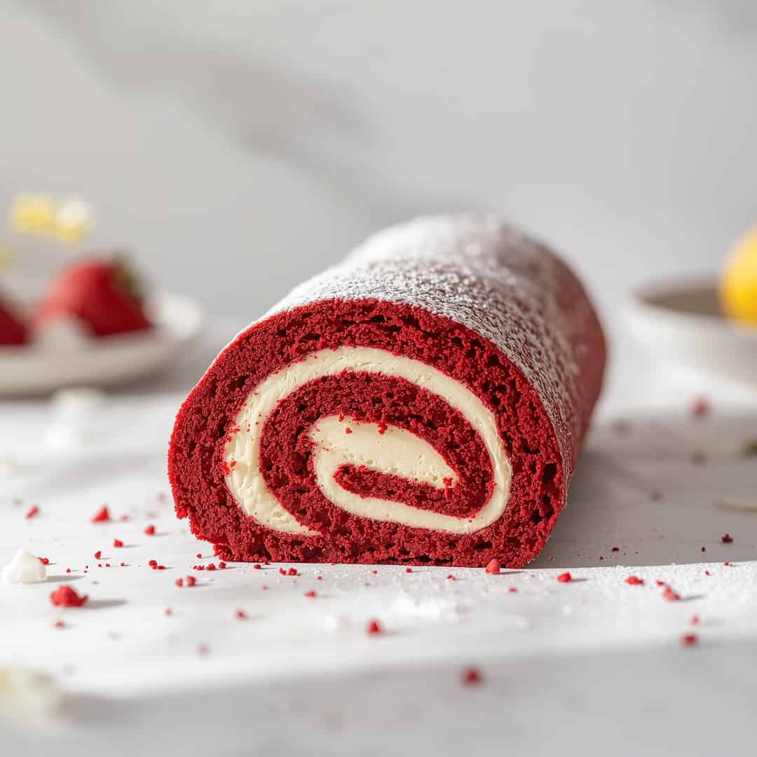 Red Velvet Cake Roll