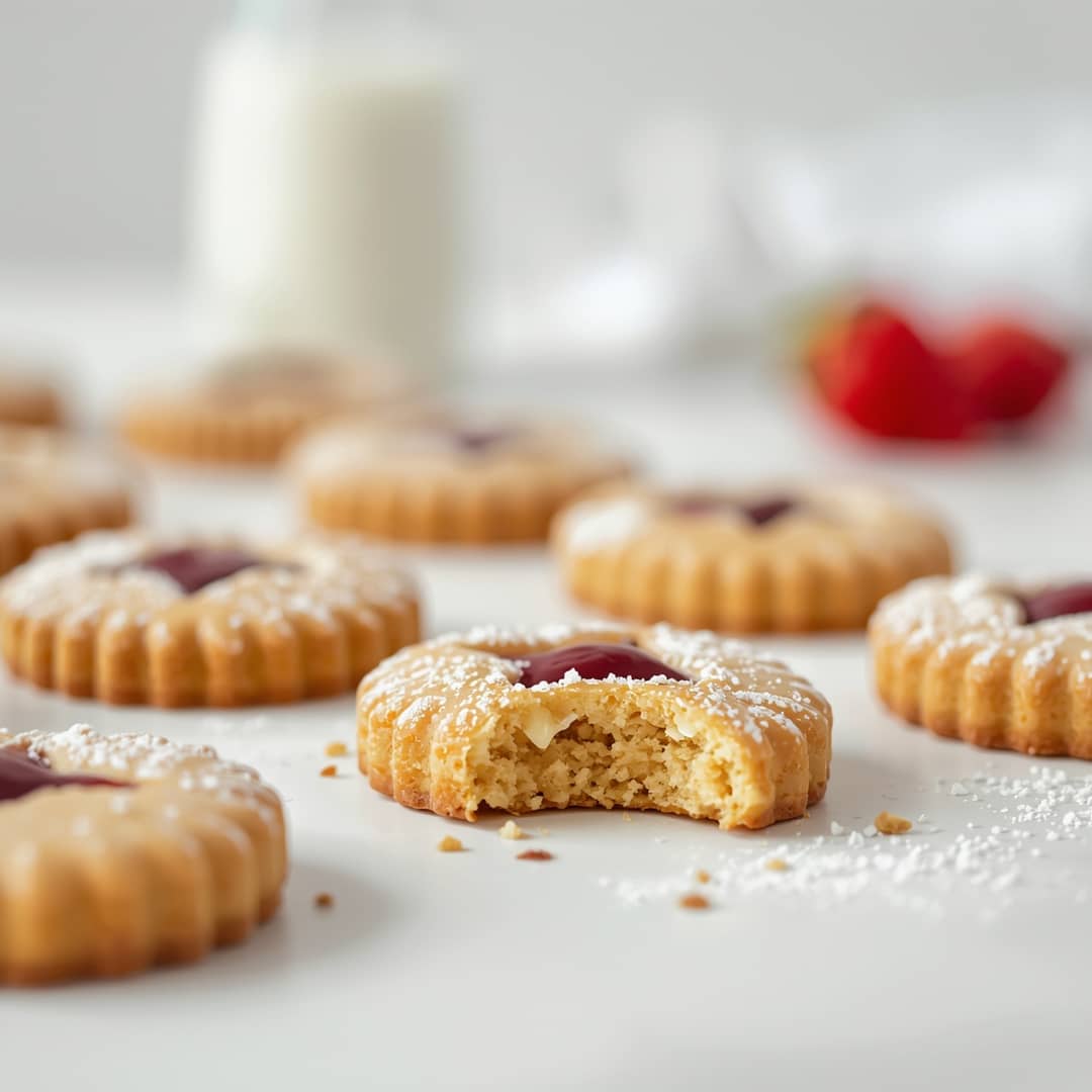 Soft Sweet Linzer Cookies