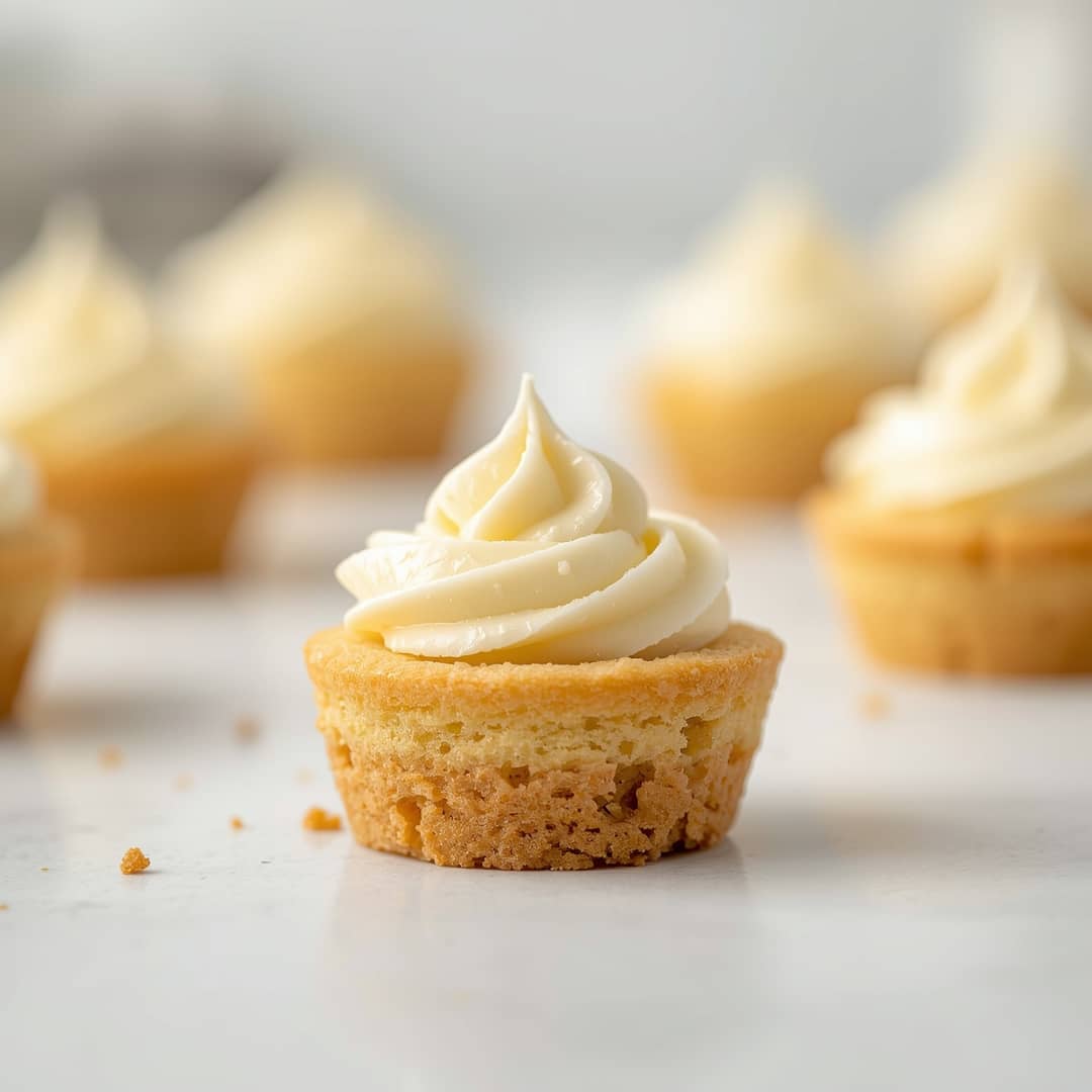 Sugar Cookie Cups Cream Cheese Frosting