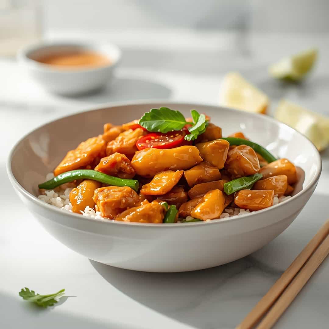 Thai Peanut Chicken Stir-Fry