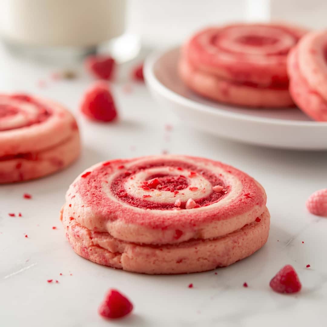 Valentine's Day Swirl Cookies