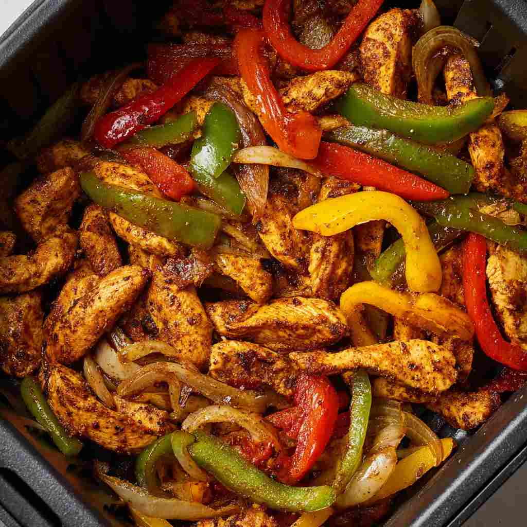 Air Fryer Chicken Fajitas
