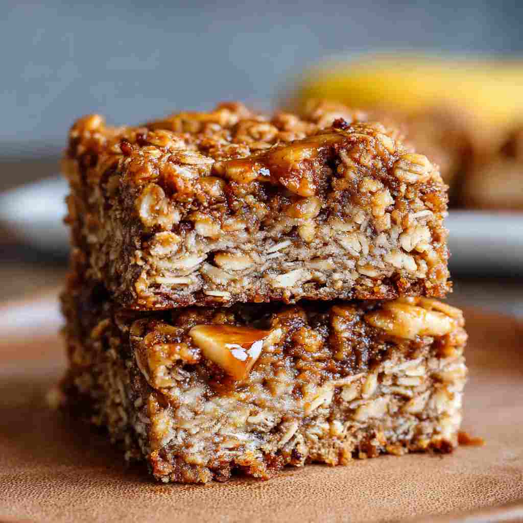Banana Oatmeal Bars